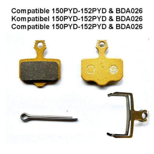 Plaquettes de frein hydraulique e-fati SBP