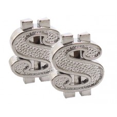 Bouchons de Valves Dollar - Chrome