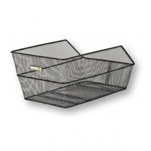Basket arr small black metal