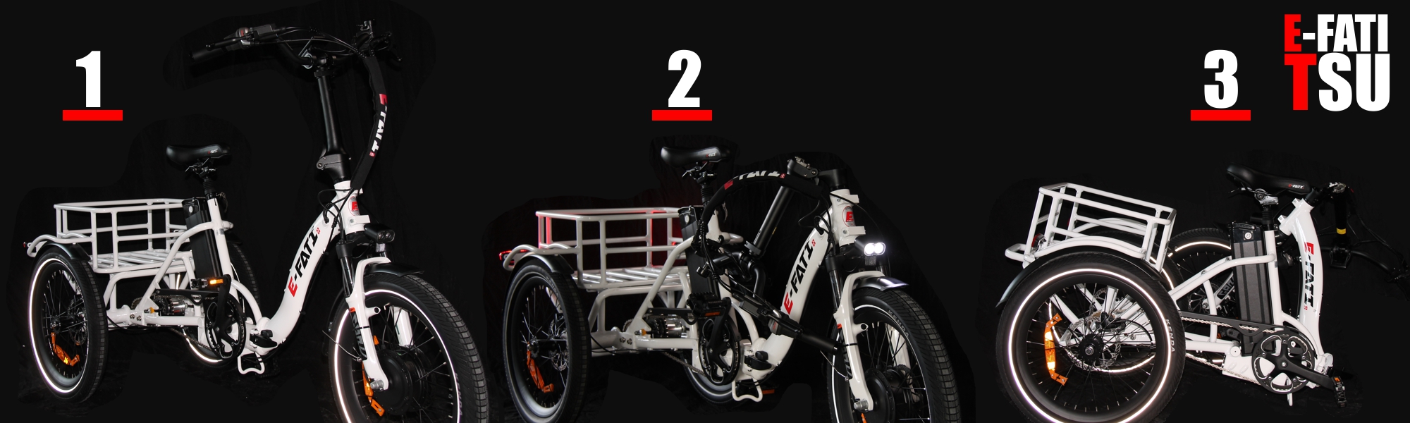e-fati Tricycle électrique pliable